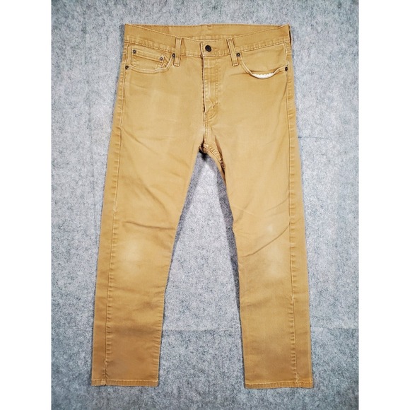 Levi's Other - Levis 513 Jeans Mens 32x30* Brown‎ Slim Straight Denim Stretch Pants Casual